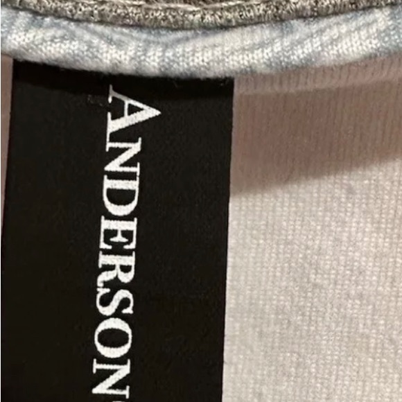 AndersonOrd Golf Polo Men's size Extra Large Blue with White Weave Pattern Shirt - Picture 4 of 5